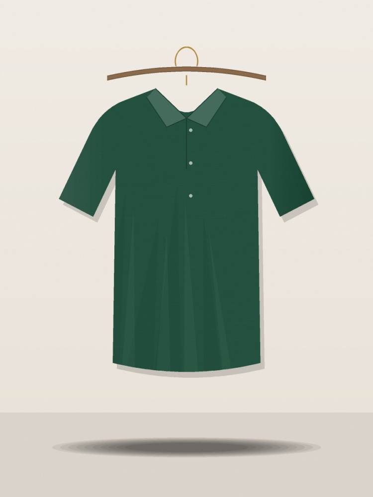 Piqué Polo — Bottle Green