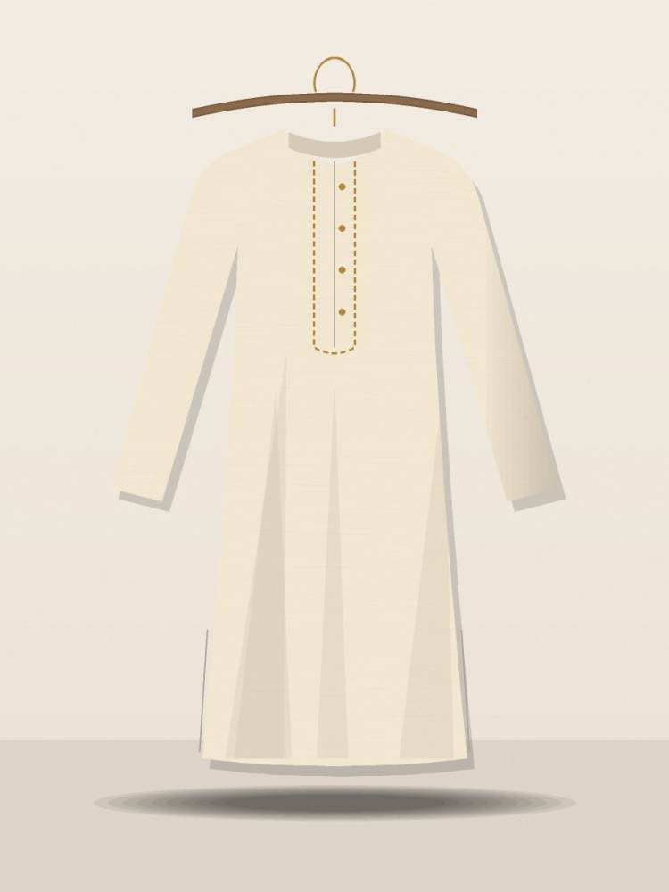 Little Prince Panjabi — Cream